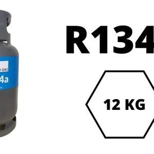 R-134a Kältemittel 12 kg – Mehrwegzylinder, HVAC Klima Kältetechnik