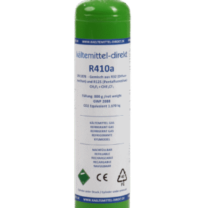 R-410A Kältemittel 800g – Einwegflasche, Nachfüllung Kältetechnik