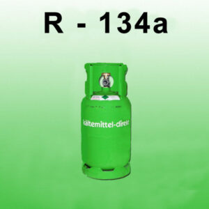 R-134a Kältemittel 12 kg – Eigentumsflasche Mehrweg Stahl, HVAC Klima Kältetechnik