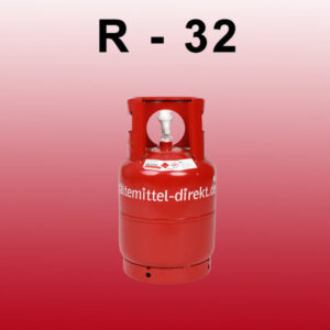 R-32 Kältemittel 9 kg – Eigentumsflasche Mehrweg Stahl, HVAC Klima Kältetechnik