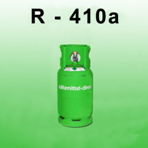 R-410A Kältemittel 10 kg – Eigentumsflasche Mehrweg Stahl, HVAC Klima Kältetechnik