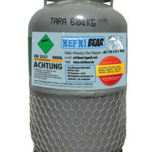 R-404A Kältemittel 10 kg – Eigentumsflasche Mehrweg Stahl, HVAC Klima Kältetechnik