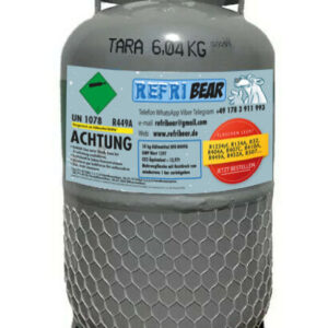 R-449A Kältemittel 10 kg – Eigentumsflasche Mehrweg Stahl, HVAC Klima Kältetechnik