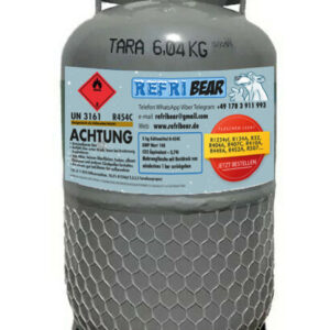 R-454C Kältemittel 10 kg – Eigentumsflasche Mehrweg Stahl, HVAC Klima Kältetechnik